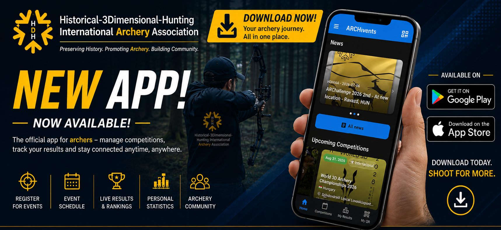 Introducing the new ARCHevents App!